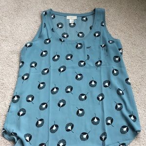 New Loft tank blouse. Size M